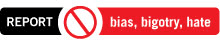 Report an incident of bias