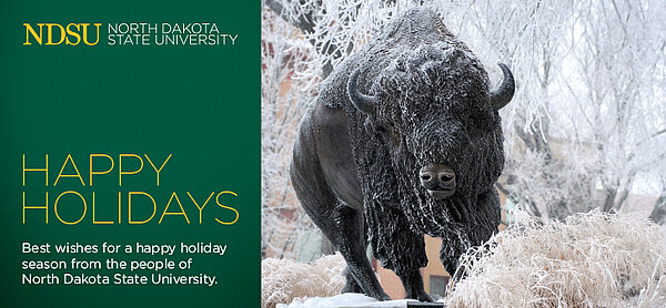 Happy Holidays from the people of North Dakota State University