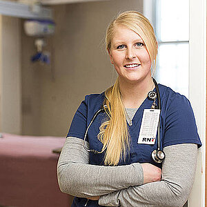 image of student in scrubs