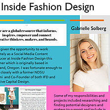 Gabrielle Solberg Inside Fashion Design Project Click for Link to PDF