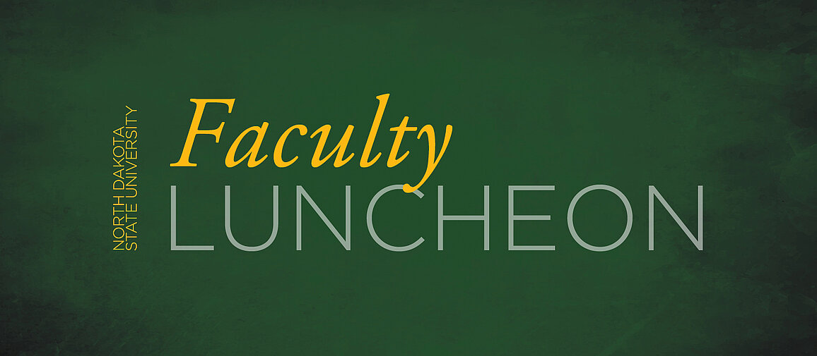 Image of faculty luncheon banner.