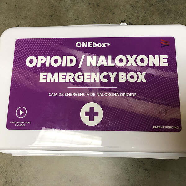 Image of Naloxone emergency box