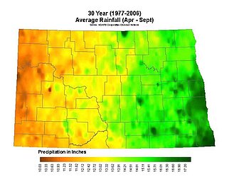 30 Year (1977-2006) Average Rainfall (Apr-Sept)