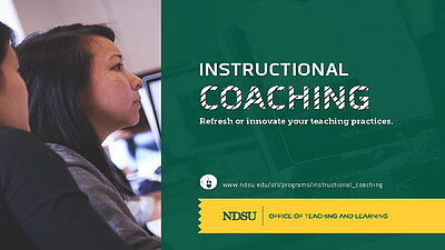 Instructional Coaching Service at NDSU OTL