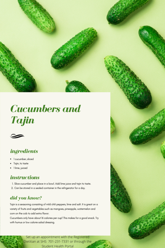 Cucumbers and Tajin Recipe