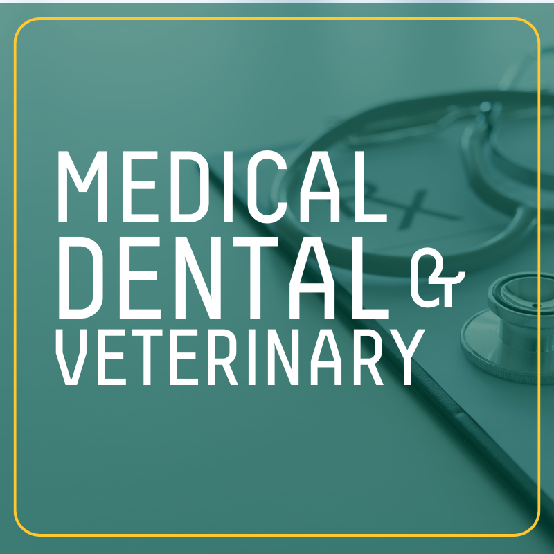 Medical, Dental Vet programs