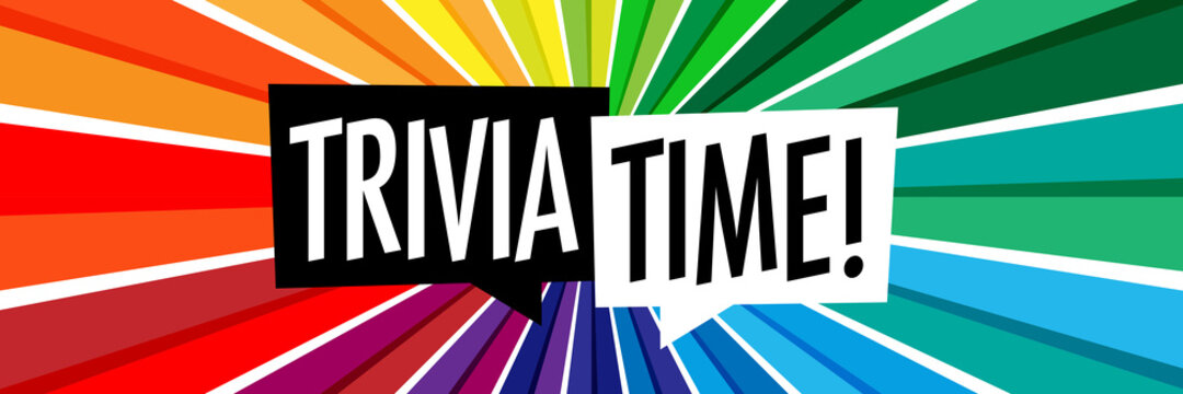 Trivia Time graphic, multicolor